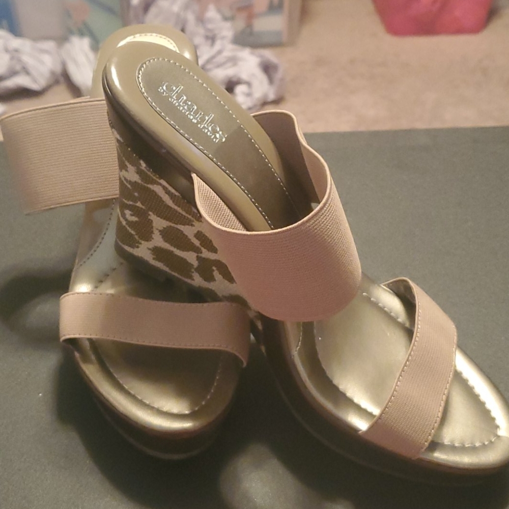 Leopard Wedges 🐆❤🐆❤🐆